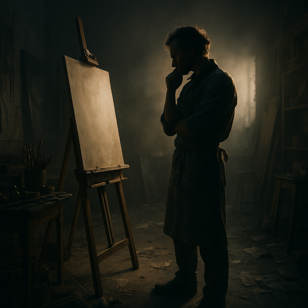 When You Don’t Feel Like Painting: Showing Up Anyway